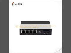 เครื่องแปลงไฟเบอร์จอ LED พร้อม 1x10G SC Fiber Port + 4 x 10/100/1000M Ethernet RJ45 Port