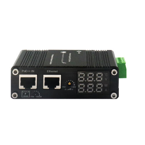Latest company news about E-link LNK-INS901-LED Industrial 802.3bt PoE++ Splitter: จ่ายไฟให้อุปกรณ์ Edge ที่ไม่ใช่ PoE ได้อย่างมั่นใจ