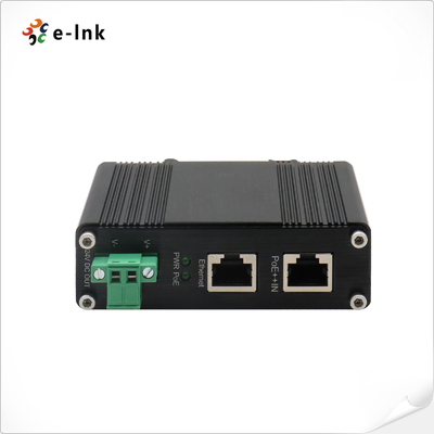 802.3 Bt PoE Splitter Din Rail อุตสาหกรรม 10 100 1000Mbps Gigabit 12V DC 36W การออก