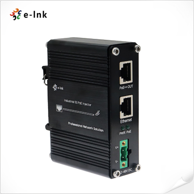 95W 5 Gigabit PoE Adapter Rj45 Poe Injector พลังงานไฟฟ้าผ่าน Ethernet