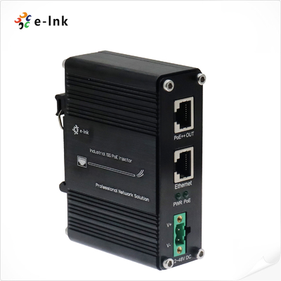 95W 10 Gigabit PoE Adapter Rj45 Poe Injector พลังงานไฟฟ้าผ่าน Ethernet