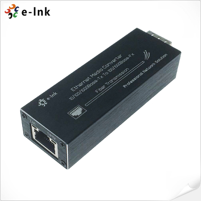 Micro Mini 10/100/1000BASE-T ถึง 100/1000BASE-X SFP Media Converter
