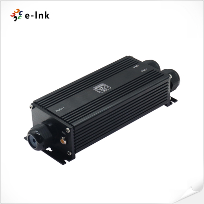 IP67 กันน้ําอุตสาหกรรม Gigabit PoE Extender (1 x เข้า 2 x ออก)