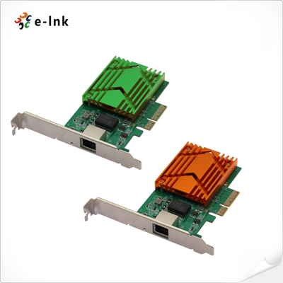 PCIe x4 โป๊กเกอร์เครือข่าย Ethernet RJ45 10G