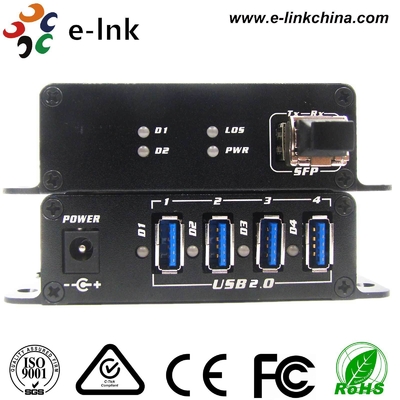 4 ท่า USB 2.0 ไฟเบอร์เอ็กซ์เทนเดอร์