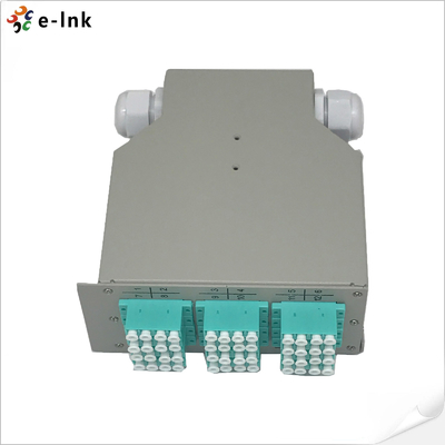 12LC Quad Din-rail Mount ไฟเบอร์ แพทช์ แพนล