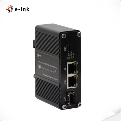 สวิตช์อีเธอร์เน็ต Gigabit Industrial ขนาดเล็กพร้อมเอาต์พุต Type-C
