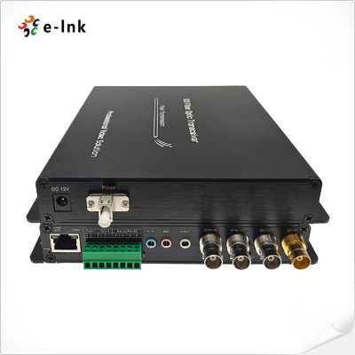 1Ch BIDI 3G-SDI Video + 2Ch Backward Analog Audio + 1Ch BIDI RS422 + 1Ch 100M Ethernet + 1Ch Backward Tally + 1Ch Backward Analog Tri-level Sync ผ่านเครื่องขยายไฟเบอร์