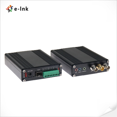 1Ch 2 ด้าน 3G-SDI ด้วยลุป-เอาท์ + 1Ch Tally + 2Ch 2 ด้าน RS485 หรือ RS422 + 2Ch สเตเรียออดิโอ + 1Ch ไมโครโฟนผ่านเครื่องแปลงไฟเบอร์