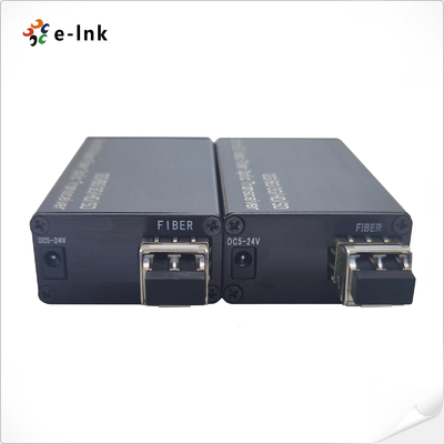 มินิ 24G-SDI เป็นเครื่องแปลงไฟเบอร์ด้วยไฟเบอร์ 24G-SDI 2*LC