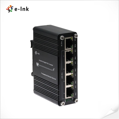 Industrial 1-Port 802.3at PoE+ เป็น 4-Port 802.3af/at Gigabit PoE Extender