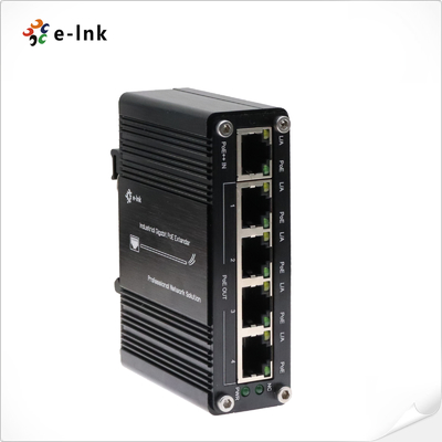 อุตสาหกรรม 1-Port 802.3bt PoE++ ถึง 4-Port 802.3af/ที่ Gigabit PoE Extender