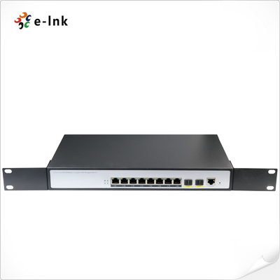 L2+ 8-Port 10/100/1000T + 2-Port 100/1000X SFP Managed Ethernet Switches