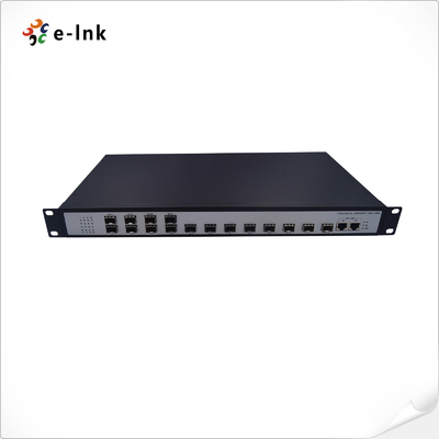 สวิตช์ 16 พอร์ต 100Base-FX SFP + 2-10/100/1000-TX แบบไม่มีการจัดการ