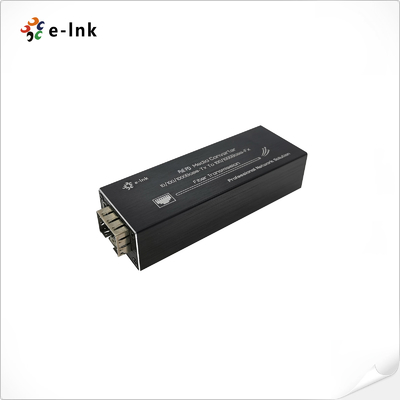 Micro Mini 802.3at PoE+ PD 10/100/1000BASE-T ถึง 100/1000BASE-X SFP Media Converter