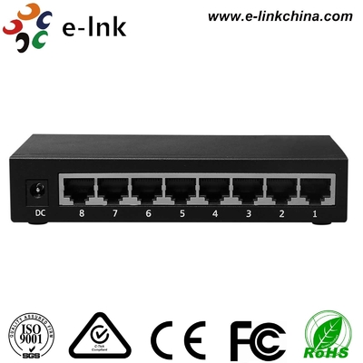 สวิตช์อีเธอร์เน็ต 8 พอร์ต 10/100/1000Mbps แบบไม่มีการจัดการ
