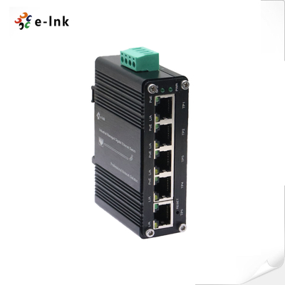 มินิ อินดัสเตรียล จัดการ 4-Port 10/100/1000BASE-T 802.3at PoE + 1-Port 10/100/1000T อีเทอร์เน็ตสวิตช์
