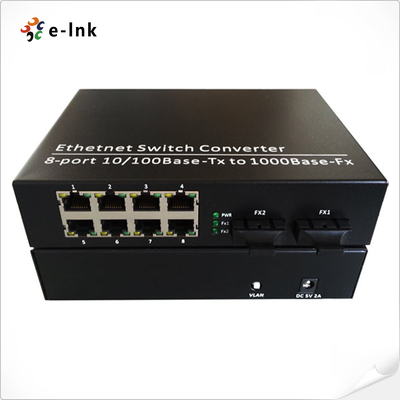 10/100/1000M 8-TX + 2-FX Port ไฟเบอร์สวิตช์