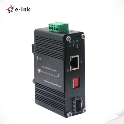 อุตสาหกรรมขนาดเล็ก 10G/5G/2.5G/1G/100M Copper ถึง 10GBASE-X SFP+ Media Converter