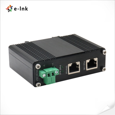 โรงงานอุตสาหกรรม 10/100/1000Mbps 802.3bt PoE++ Splitter ความแรงออก 19VDC