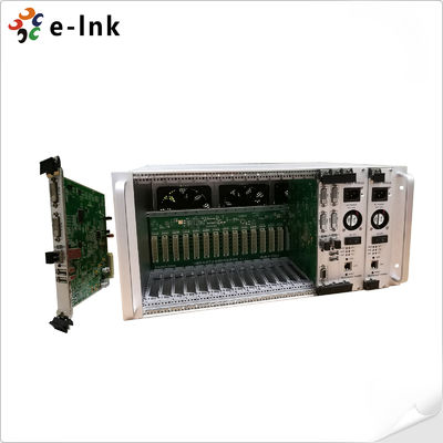 5U Rack Mount 4K DVI KVM ไฟเบอร์ออปติก เอ็กซ์เทนเดอร์