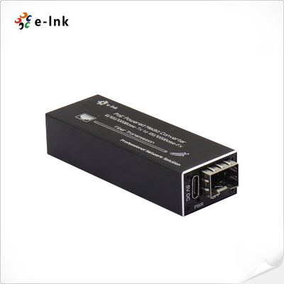 Micro Mini 10/100/1000BASE-T ถึง 100/1000BASE-X SFP Media Converter