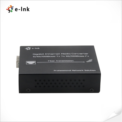 10/100M Fast Ethernet Media Converter (มีไฟฟ้าภายนอก) สล็อต SFP