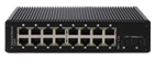 16+2F Gigabit Network Managed Industrial Ethernet Switch เครื่องปรับเปลี่ยน Ethernet อุตสาหกรรม
