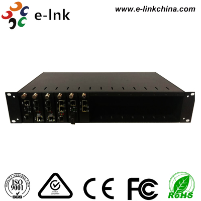 2U 14 สล็อต AC Output Rack mount ชาซี