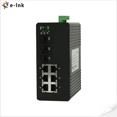 6 Port Managed Industrial Ethernet Switch พร้อม 3 ท่า SFP 1000Base-X และ 6 ท่า 10/100Base-T (((X)