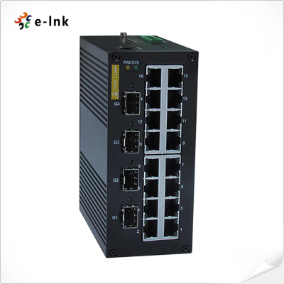 สวิตช์อีเทอร์เน็ตอุตสาหกรรมที่จัดการ: 16 x 10/100BASETX + 4 x 1000BaseX SFP