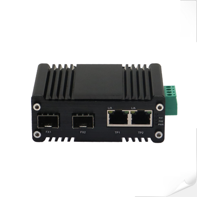 มินิ อินดัสเตรล 2 ท่า 10/100/1000Base-T + 2 ท่า 100/1000Base-X SFP Ethernet Switch