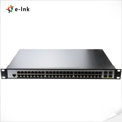 L2+ 48-Port 10/100/1000T 802.3at PoE + 4-Port 100/1000X SFP การจัดการสวิตช์