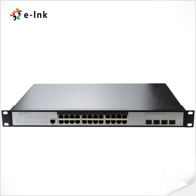 24 ท่าทาง 10/100/1000BASE-T 802.3at PoE + 4 ท่าทาง 10G SFP+ L3 Managed Switch