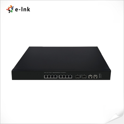 L2 บริหาร 8-Port 1G / 10G Base-T + 2-Port 10G SFP + Gigabit Ethernet Switch