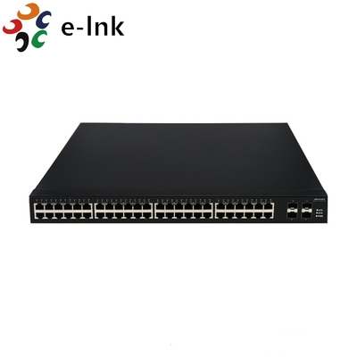 สวิตช์กิกะบิตอีเธอร์เน็ต L3 Managed 48 พอร์ต 10/100/1000BASE-T + 4 พอร์ต 10G SFP+