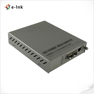 1-port 10/100/1000Base-T + 2-port 1000Base-SFP (1+1) เครื่องแปลงสื่อไฟเบอร์ที่เหลือ