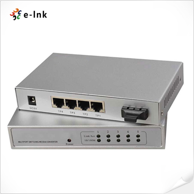 สวิตช์ไฟเบอร์ 1FX + 4TX แบบจัดการ 10/100/1000M