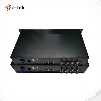 quality 8Ch Gigabit PoE + 6Ch Forward 3G-SDI + 2Ch Backward 3G-SDI ไฟเบอร์ออปติก เอ็กซ์เทนเดอร์ factory