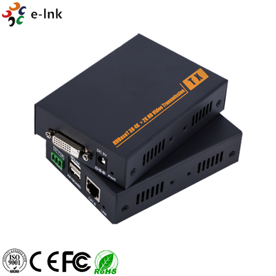 HD-BaseT DVI KVM Extender Over 100m Single Cat6/7 Cable