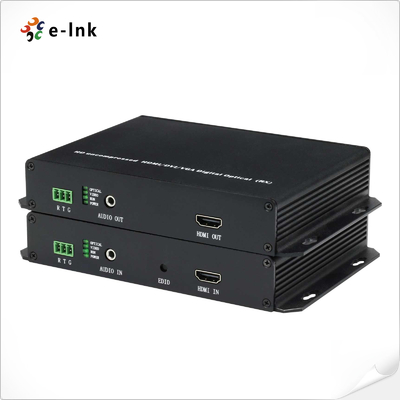 1/2/4/8Ch HDMI ไฟเบอร์ออปติก พร้อมเครื่องขยายเสียงภายนอก