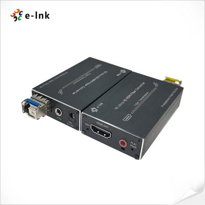 Micro Mini 4K HDMI Fiber Extender พร้อมเสียงภายนอก