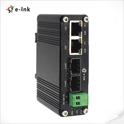 มินิ อินดัสเตรล 2 ท่า 10/100/1000Base-T + 2 ท่า 100/1000Base-X SFP Ethernet Switch