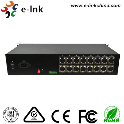1 ~ 16 XLR ออกอากาศมัลติเพล็กเซอร์ไฟเบอร์ออดิโอ
