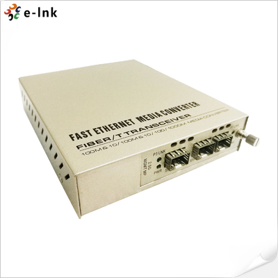 2x1.25G ถึง 2.5G SFP Fiber Multiplexer