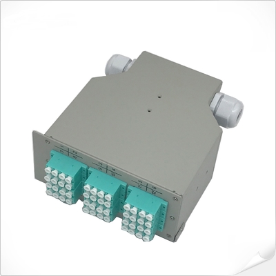 12LC Quad Din-rail Mount ไฟเบอร์ แพทช์ แพนล
