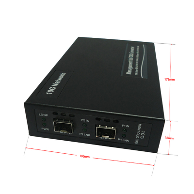 ตัวแปลง 10G OEO แบบสแตนด์อโลน Web-Smart (3R Repeater)
