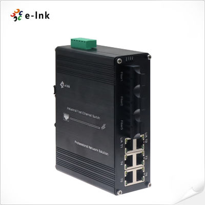 อุตสาหกรรม 8-port 10/100Base-T + 2-port 100BASE-FX Ethernet Switch