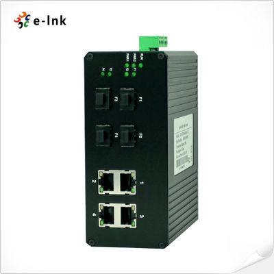 4G+4 SFP Gigabit Industrial Ethernet Switches เครื่องปรับเปลี่ยน Ethernet