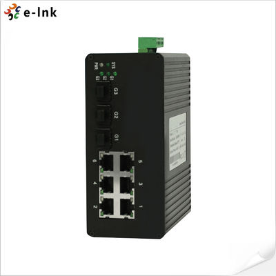 quality 6 ท่าทางจัดการอุตสาหกรรม Ethernet Switch ด้วย 3- ท่าทาง 1000Base-X SFP ท่าทางและ 6 10/100Base-T (((X) ท่าทาง factory